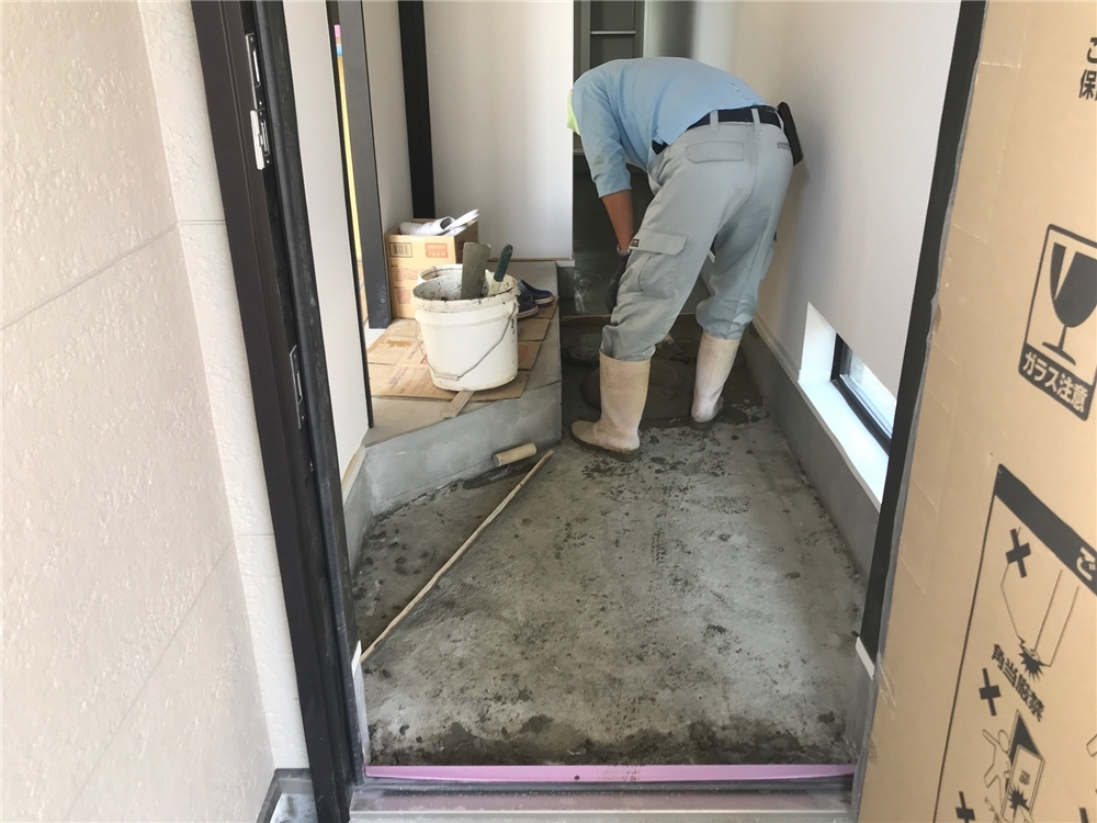 内部施工状況