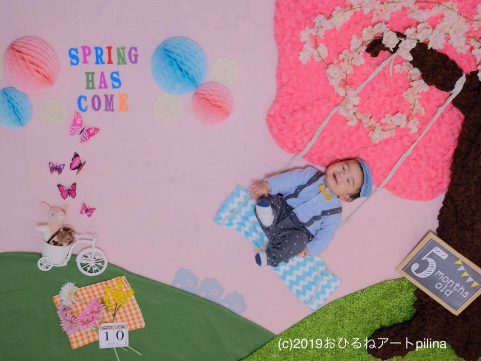 『Spring has come』おひるねアートin清末千房