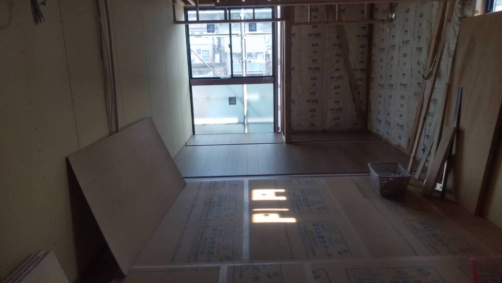 内部施工状況