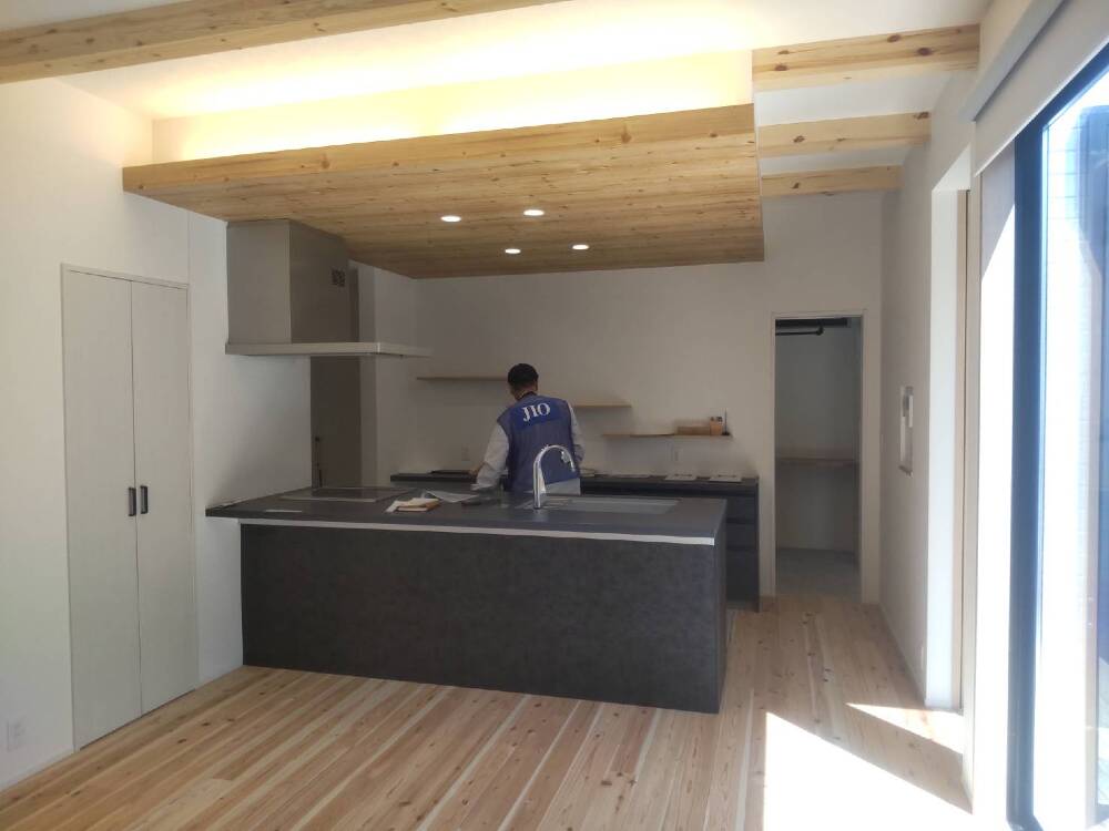 内部施工状況