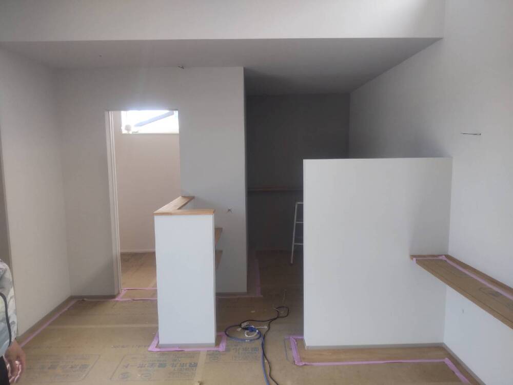 内部施工状況