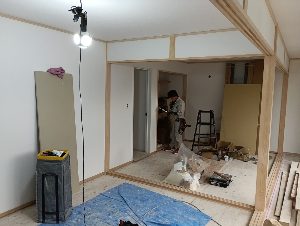 内部施工状況