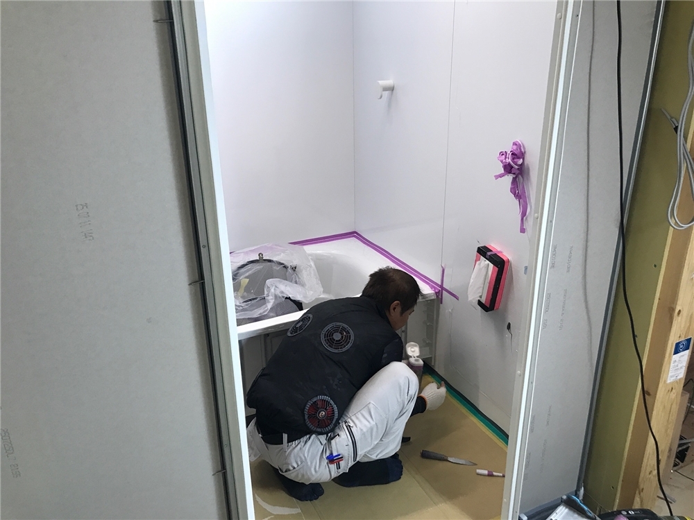 内部施工状況