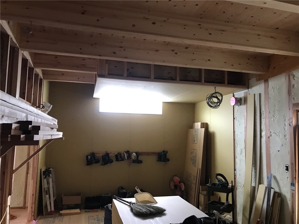 内部施工状況