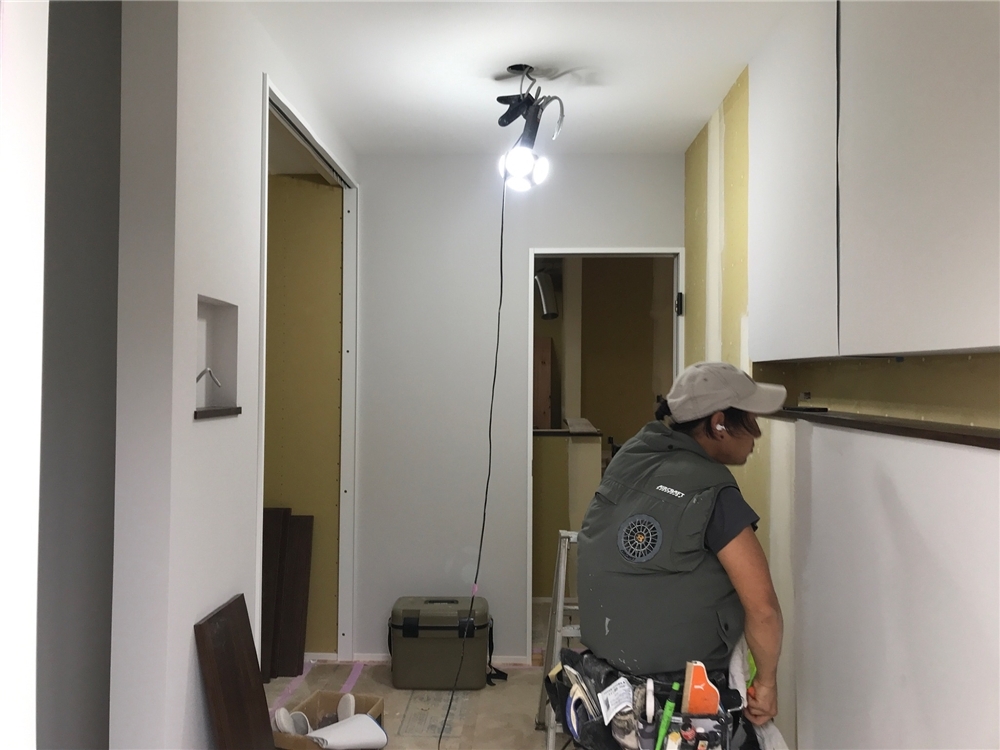 内部施工状況