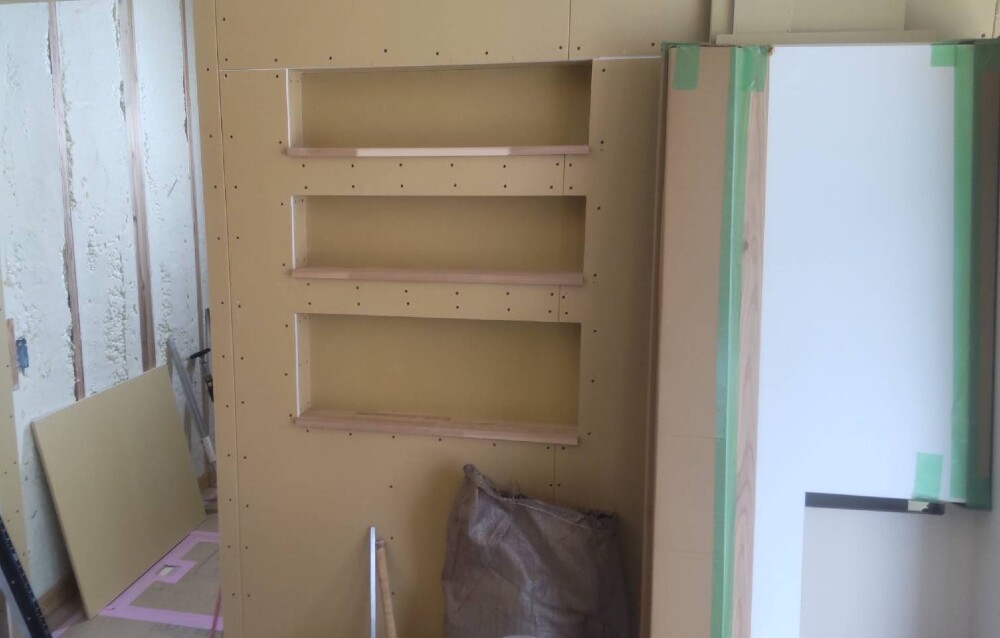 内部施工状況