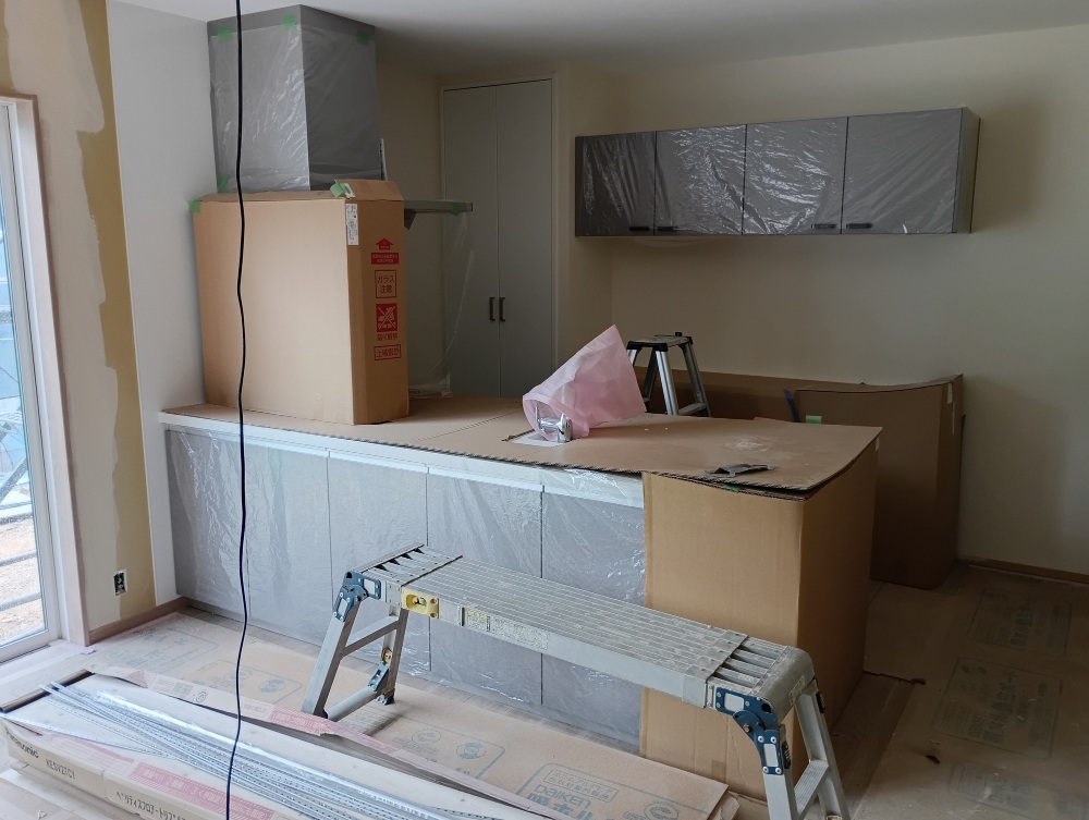 内部施工状況