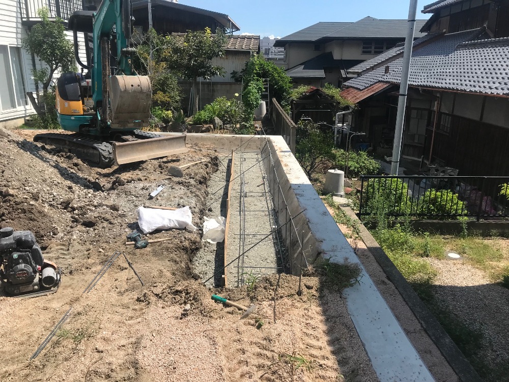外部施工状況