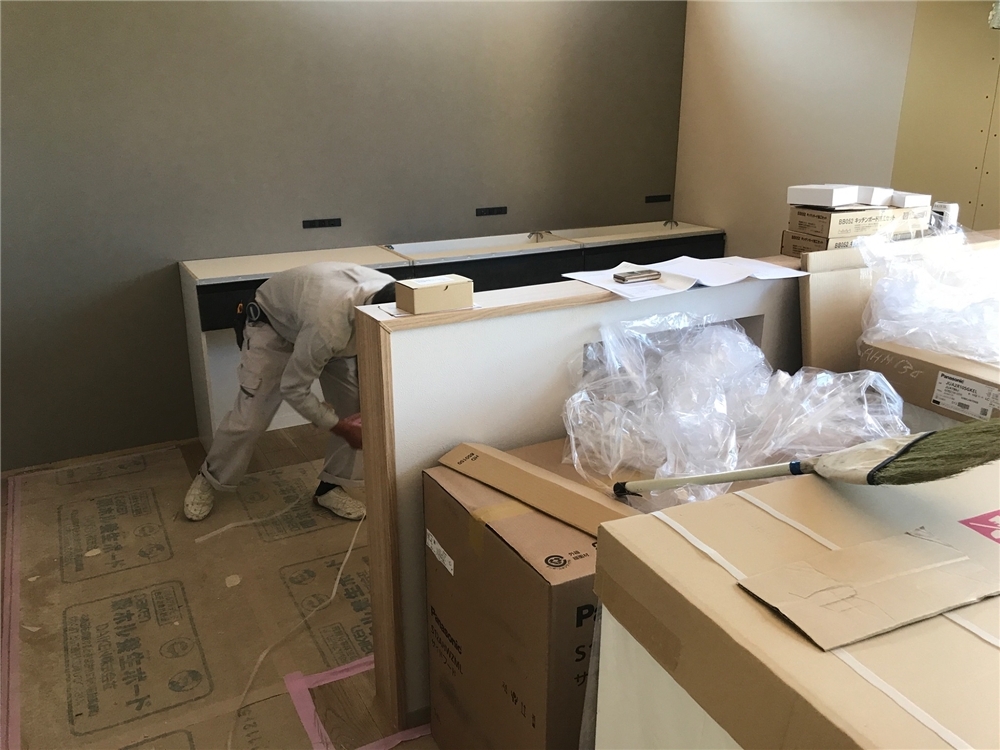 内部施工状況
