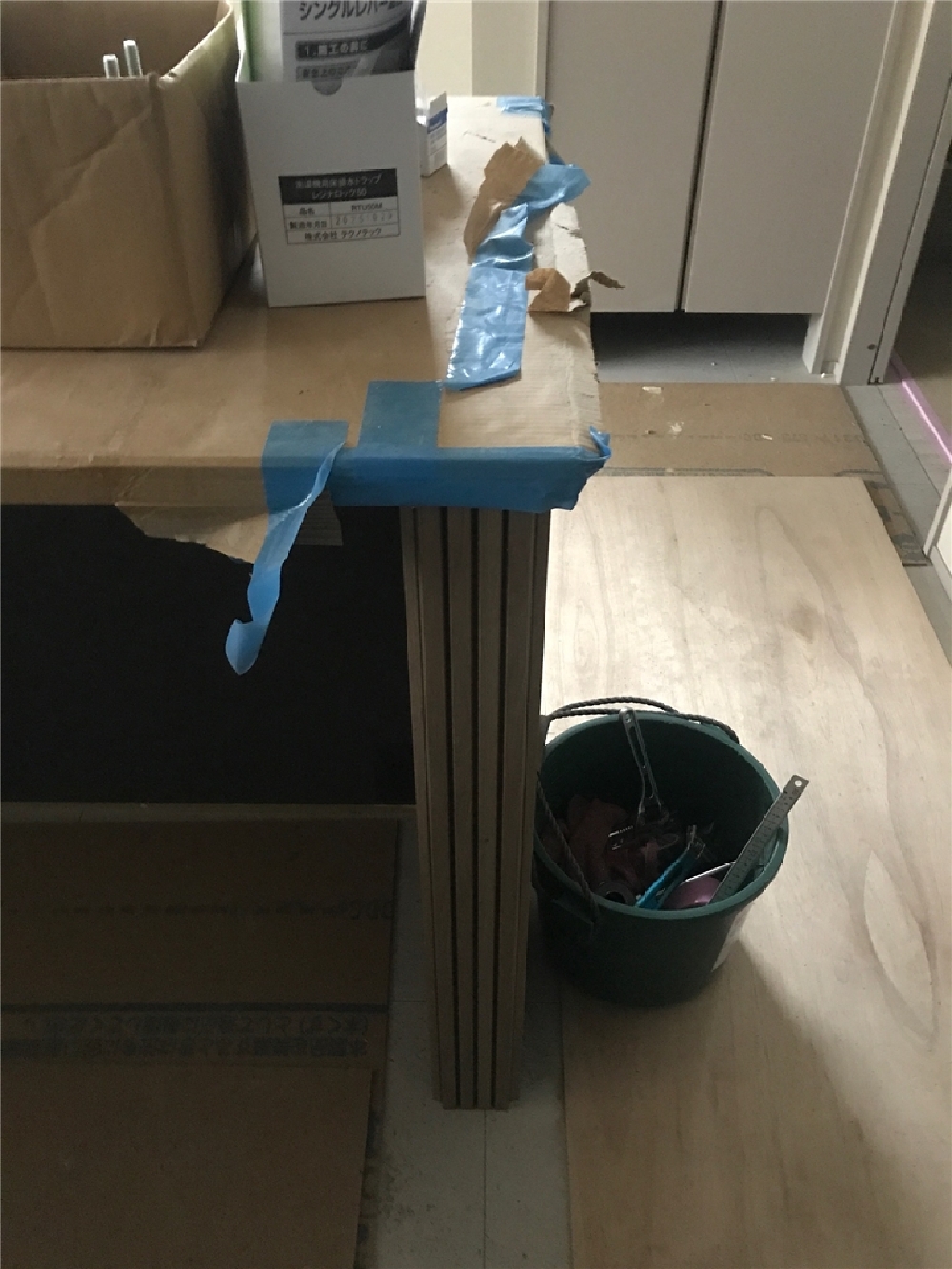 内部施工状況