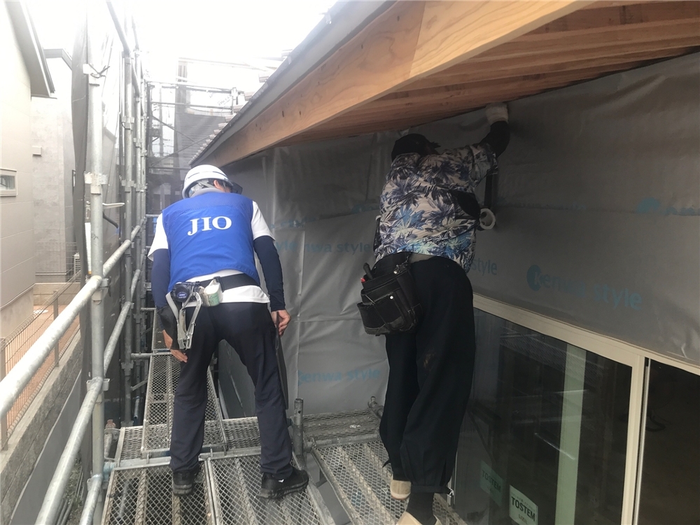 外部施工状況