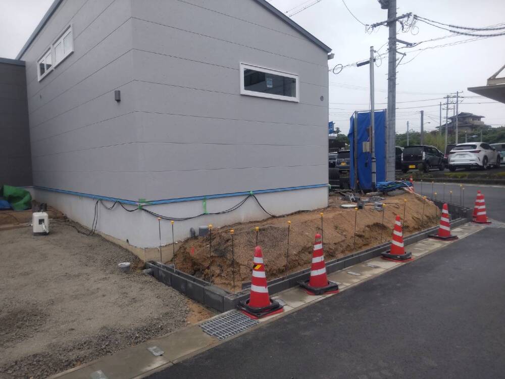 外部施工状況