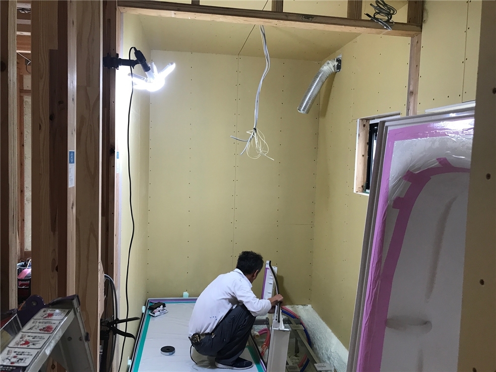 内部施工状況