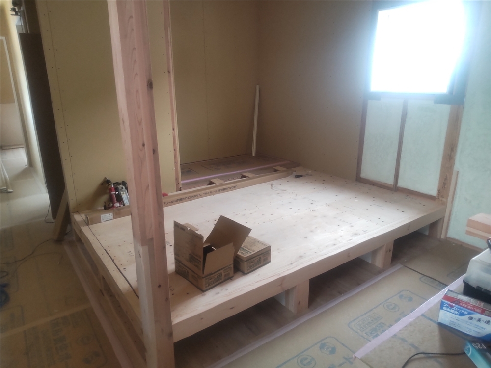 内部施工状況