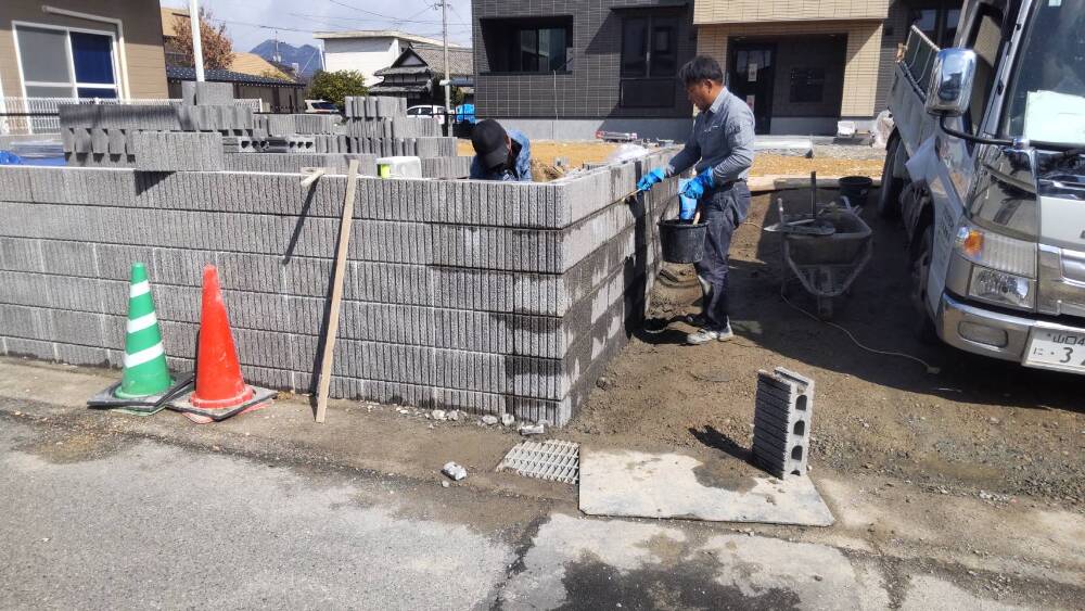 外部施工状況