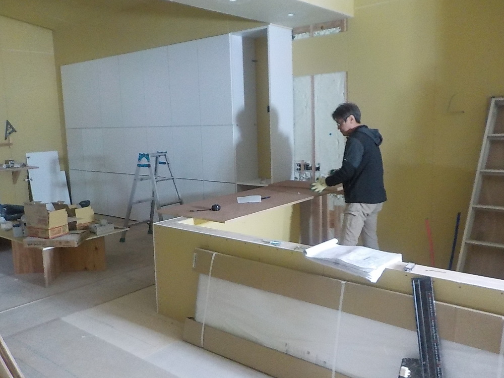 内部施工状況